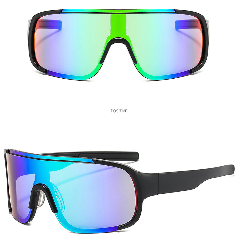 Wholesale One Piece Large Frame Sports PC Sunglasses